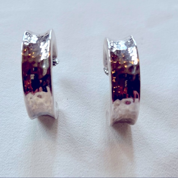 Simon Sebbag Designs Silver Hoop Earrings - Picture 8 of 16